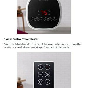 NEW Pelonis Ceramic Heater with Remote